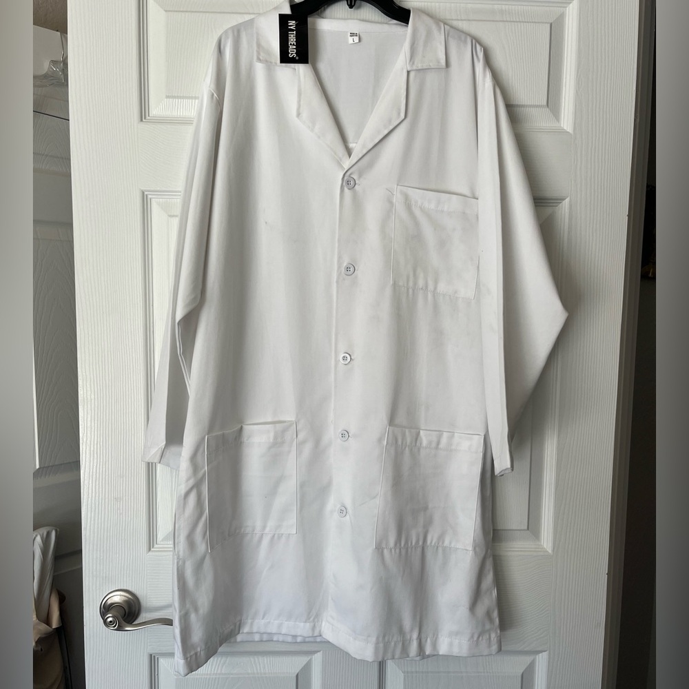 NY Threads Lab Coat - Picture 3 of 14